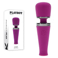 Playboy Pleasure MIC DROP - Purple 11.4 cm USB Rechargeable Vibrating Mini Massage Wand for Enhanced Relaxation and Wellness