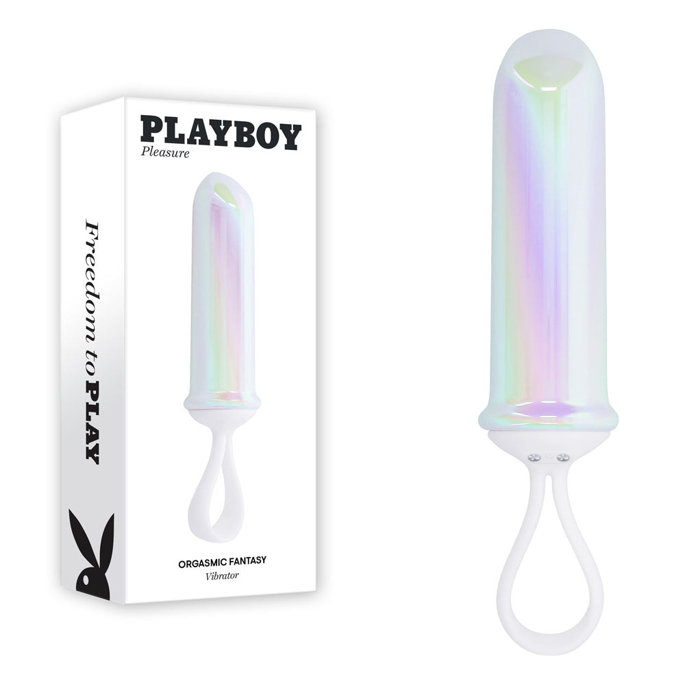 Playboy Pleasure ORGASMIC FANTASY - Body-Safe USB Rechargeable 13.5 cm Bullet Vibrator