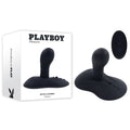 Playboy Pleasure SITTIN & SPINNIN - Black USB Rechargeable Spinning Vibrator & Grinder Pad with Remote Control for Ultimate Wellness Experience