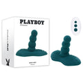 Playboy Pleasure HAVE A SEAT - Green USB Rechargeable Rideable Vibrator & Grinder Pad with Remote Control for Wellness and Comfort