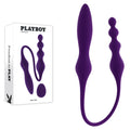 Playboy Pleasure Dual-Ended Flexible Vibrator – Purple 60 cm (USB Rechargeable, Body-Safe Design)