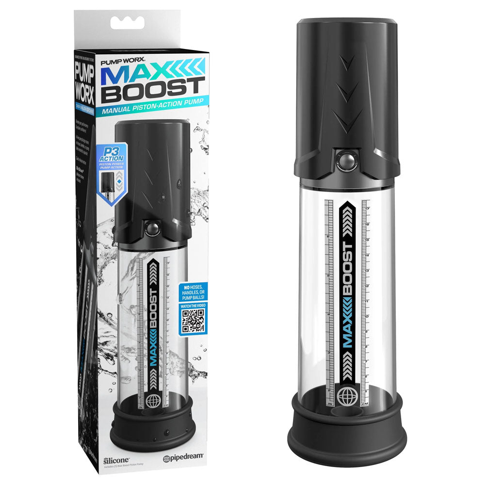 Pump Worx Penis Pump – Body-Safe – Black