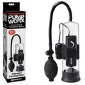 Pump Worx Pumps – Beginner-Friendly, Vibrating – Clear/Black