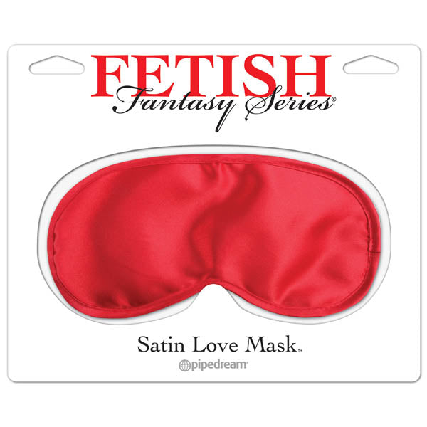 Fetish Fantasy Series Body-Safe Satin Love Mask – Red Eye Mask for Enhanced Sensory Experience