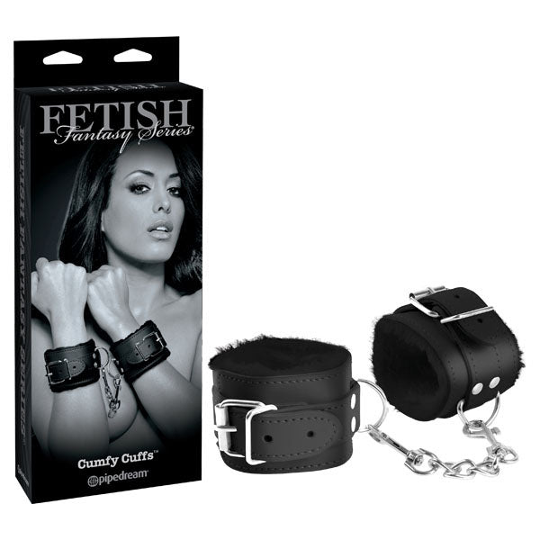 Fetish Fantasy Series Limited Edition Comfortable Cuffs - Black Bondage Restraints (Adjustable, Soft Fabric)