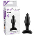 Anal Fantasy Collection Mini Body-Safe Silicone Plug - Black 7.5 cm (3'') - Wellness-Focused Butt Plug