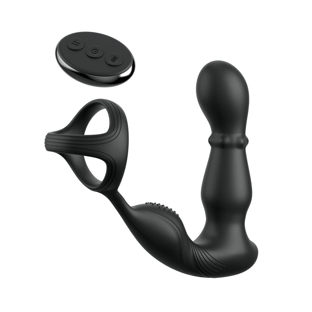 Anal Fantasy Elite Prostate Massager – Rechargeable, Body-Safe Silicone – Black