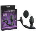 Elite Wellness Gyrating Butt Plug with Cock Ring - USB Rechargeable Anal Fantasy Ass-Gasm Pro in Black (Body-Safe Silicone)