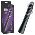 Anal Fantasy Elite Anal Vibrator – USB Rechargeable, Twisting & Thrusting – Black – 24.1 cm