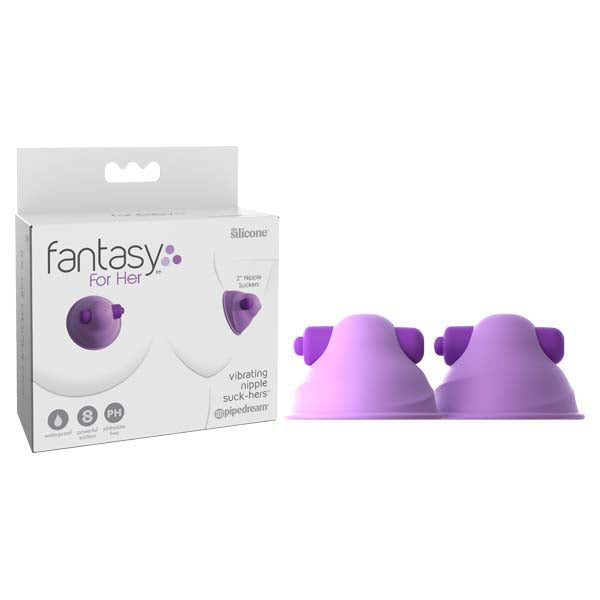 Fantasy For Her Stimulators – Vibrating, Body-Safe Silicone – Purple – 5 cm