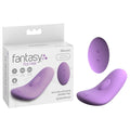 Fantasy For All Remote-Controlled Silicone Please-Her Stimulator - Vibrant Purple USB Rechargeable Pleasure Device with Wireless Remote