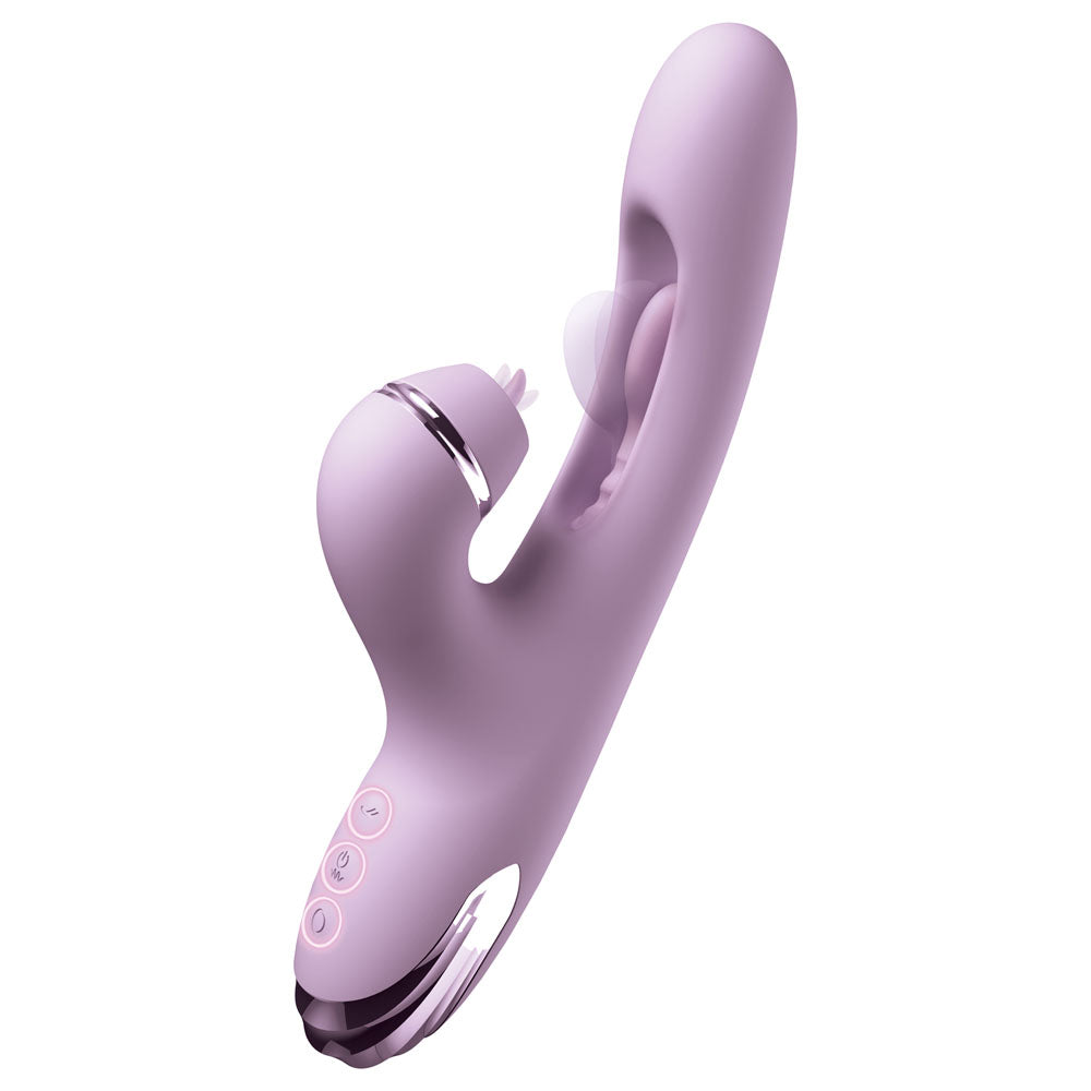 Fantasy For Her Vibrator – USB Rechargeable, Body-Safe Silicone – Purple – 23.4 cm