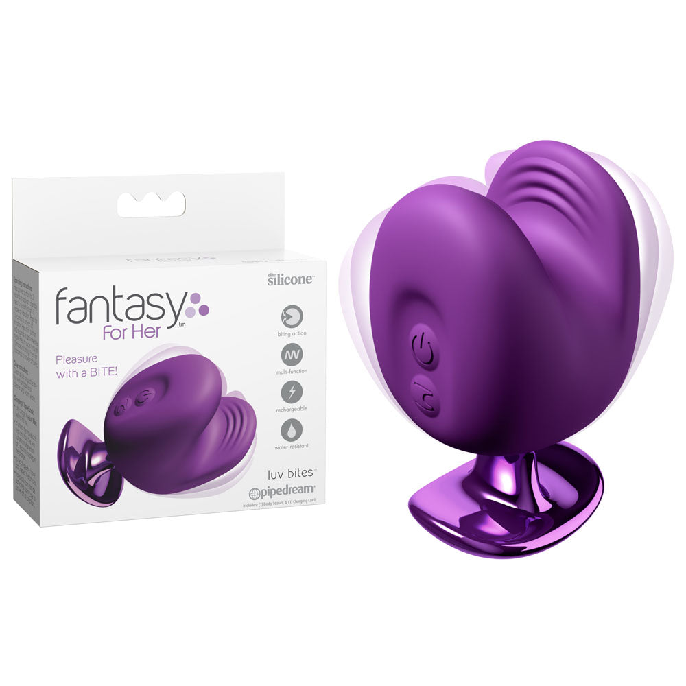 Fantasy For Her Stimulator – USB Rechargeable, Body-Safe Silicone – Purple