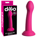 Dillio 6'' Please-Her – Body-Safe Silicone Dong in Pink (15.2 cm, USB Rechargeable)