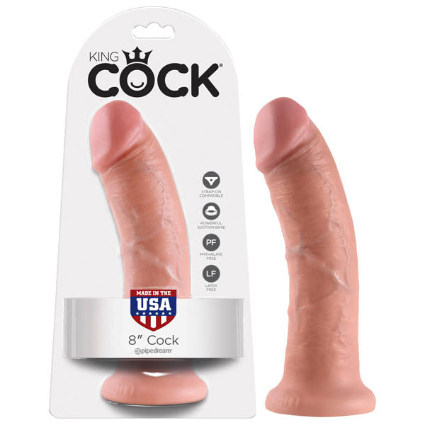 King Cock Dongs – Realistic, Flesh – 20.3 cm
