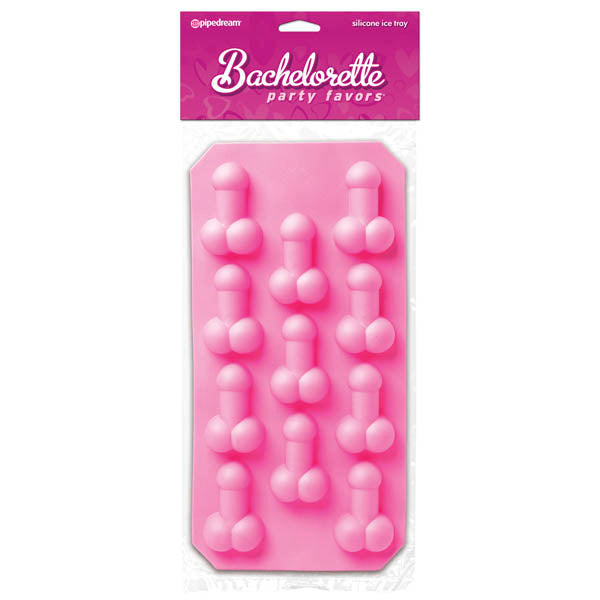 Bachelorette Party Favors – Pink Silicone Penis Ice Tray for Fun and Unique Ice Cubes