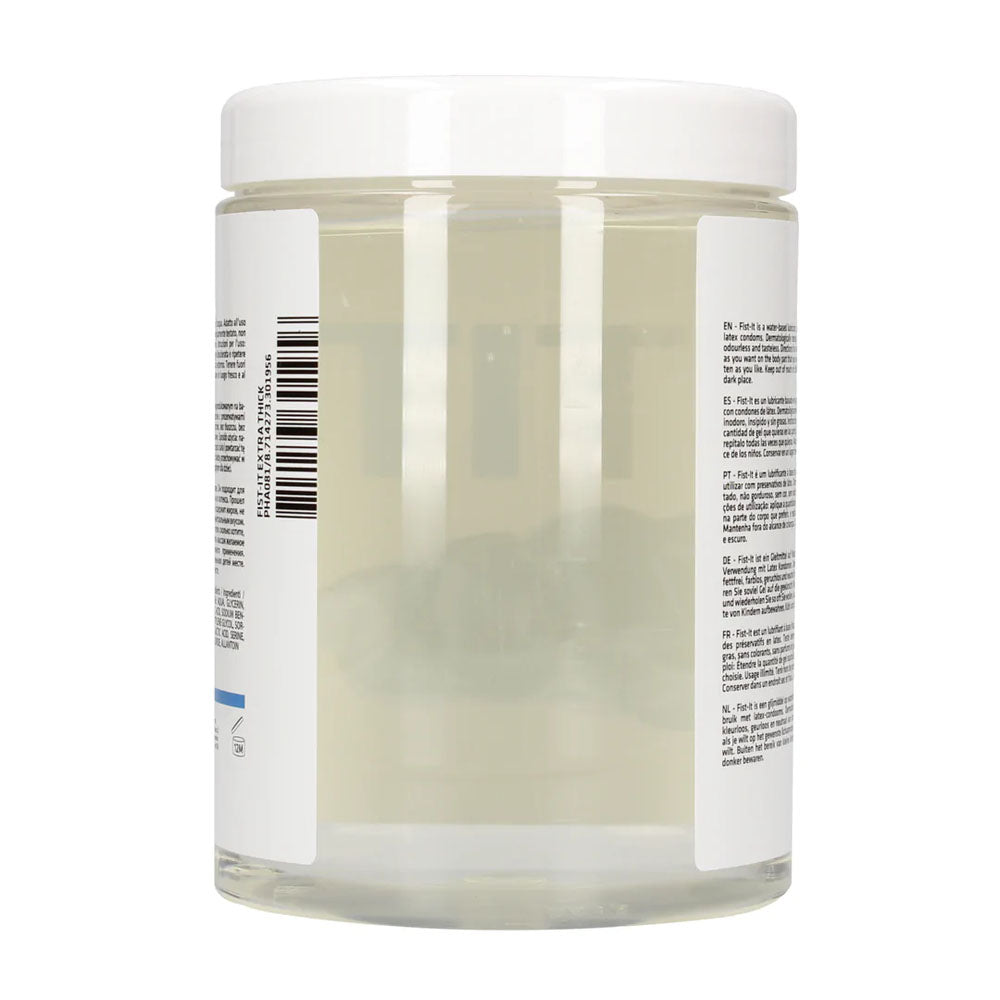 Pharmquests Fist-It Extra Thick Water-Based Lubricant – 1000 ml Tub for Enhanced Comfort and Pleasure