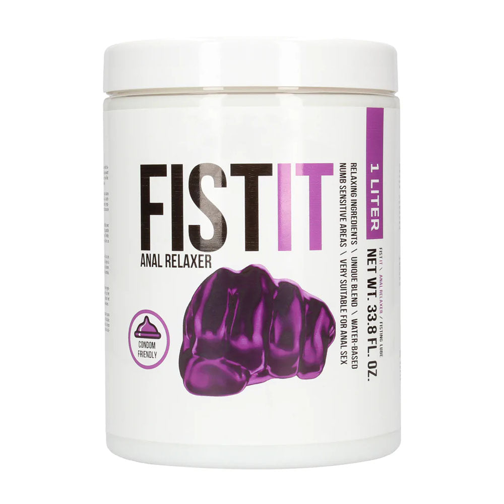 Pharmquests Fist-It Anal Relaxer - 1000 ml Water-Based Lubricant for Enhanced Comfort and Relaxation