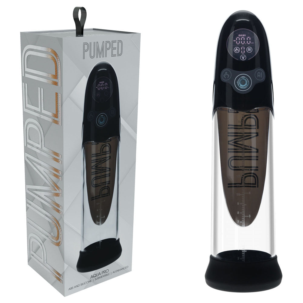 PUMPED Pumps – USB Rechargeable, Submersible – Black