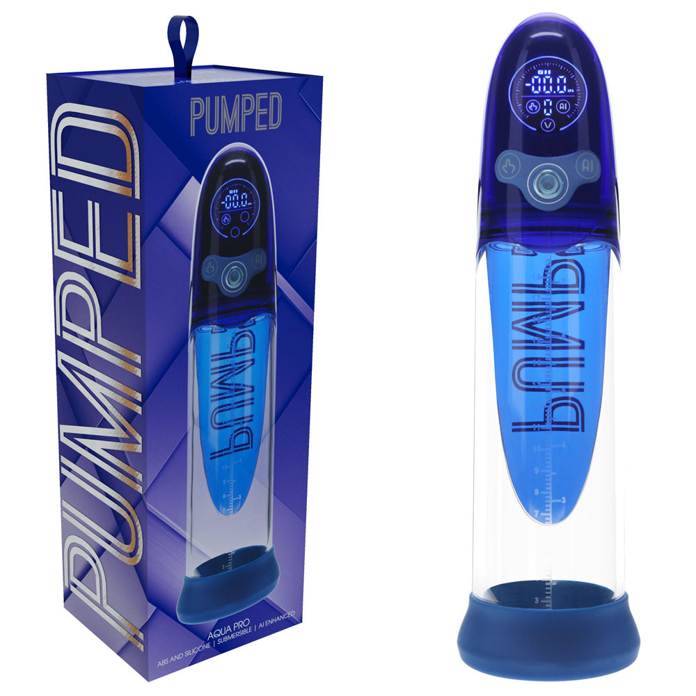 PUMPED Pump – Auto, USB Rechargeable – Blue –