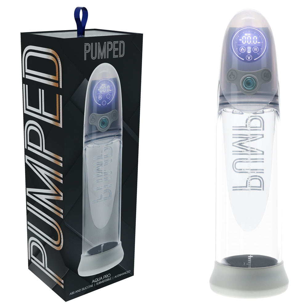 Pumped Pumps – Auto, USB Rechargeable – Grey – Submersible