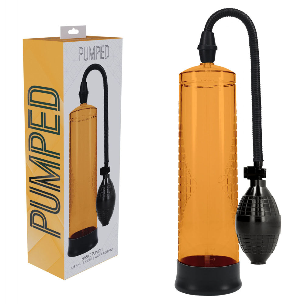 Pumped Penis Pump – Basic Design – Orange