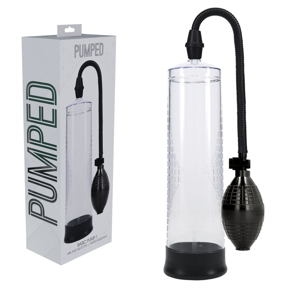 Pumped Penis Pump – Clear – Transparent
