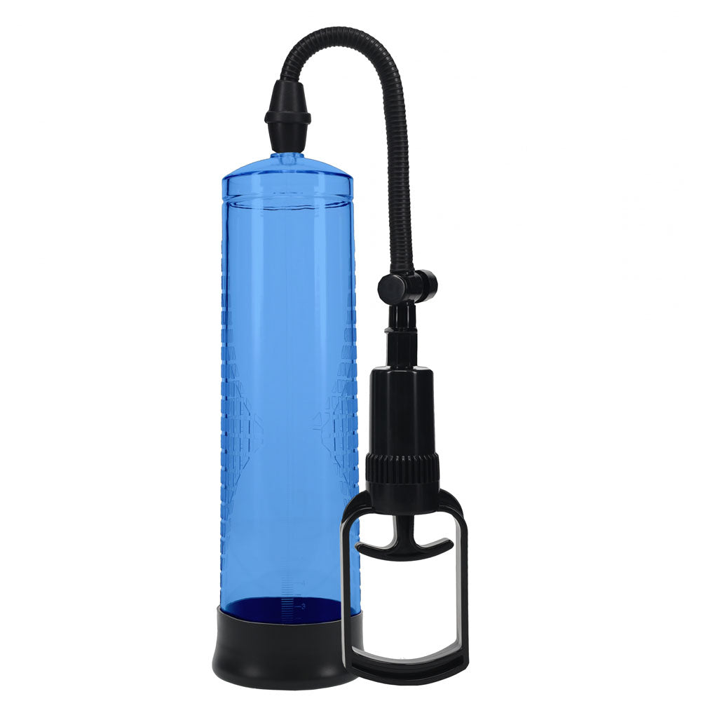 Pumped Penis Pump – Body-Safe Material – Blue