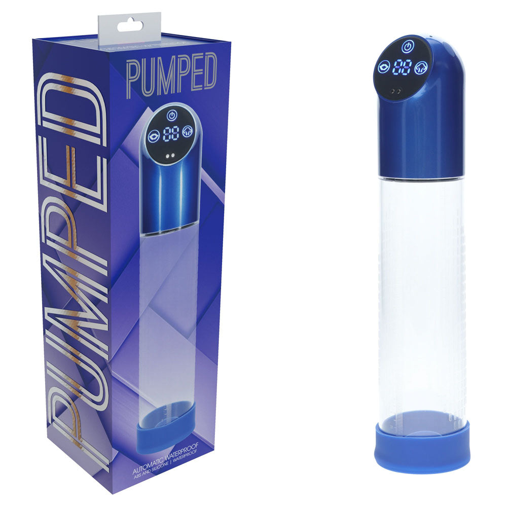 Pumped Automatic Pump – Waterproof, Rechargeable – Metal Blue