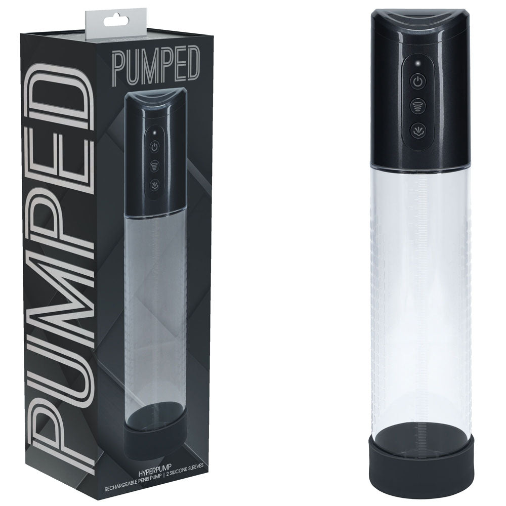 PUMPED Pump – Automatic, USB Rechargeable – Gunmetal Grey