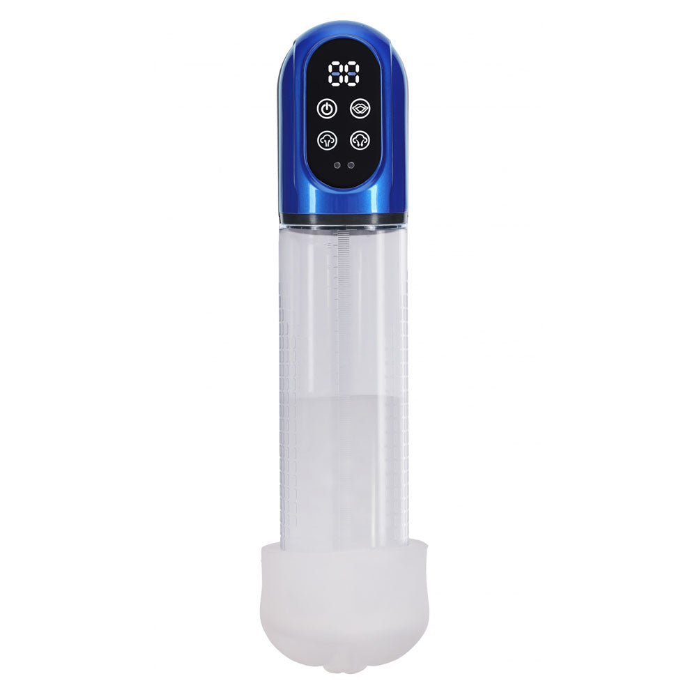 PUMPED Pump – Automatic, USB Rechargeable – Metallic Blue