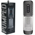 PUMPED Masturbator – USB Rechargeable, Rotating – Gunmetal Grey – Compact
