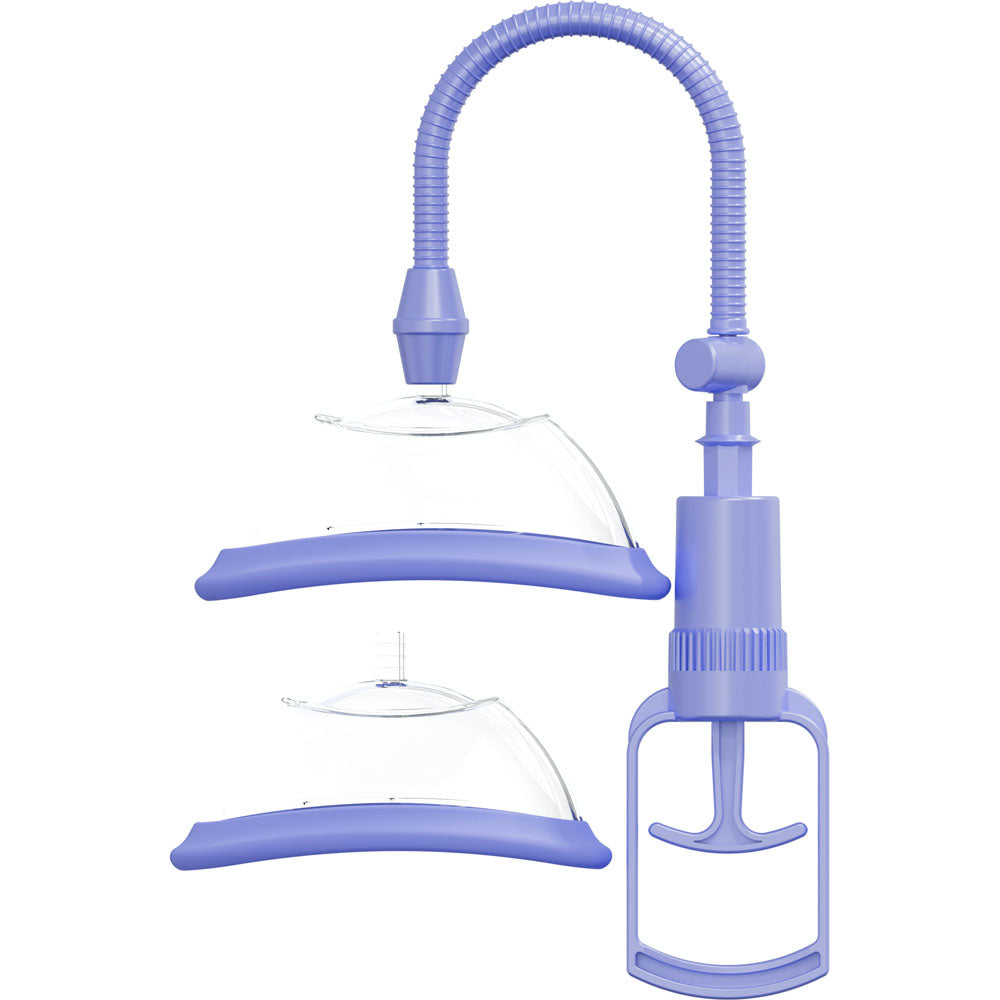 PUMPED lavender manual vulva pump with 2 cups – image 2