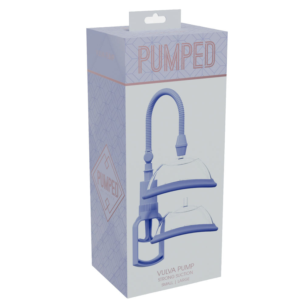 PUMPED lavender manual vulva pump with 2 cups – image 3