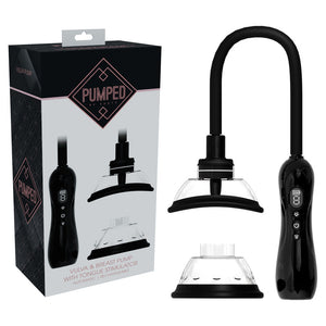 PUMPED black vulva and breast pump with tongue