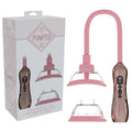 PUMPED rose gold vulva and breast pump with tongue