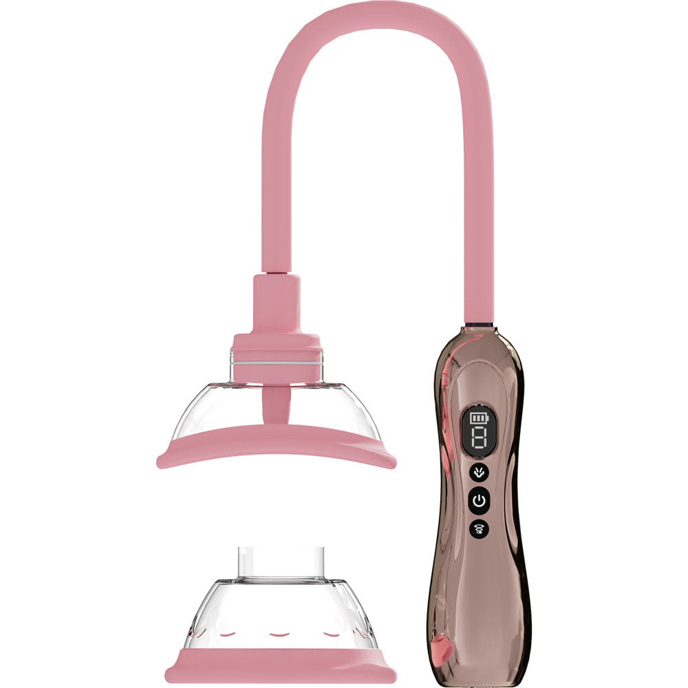 PUMPED rose gold vulva and breast pump with tongue – image 2