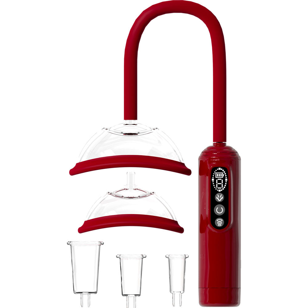 PUMPED red vulva breast and nipple pump set – image 2