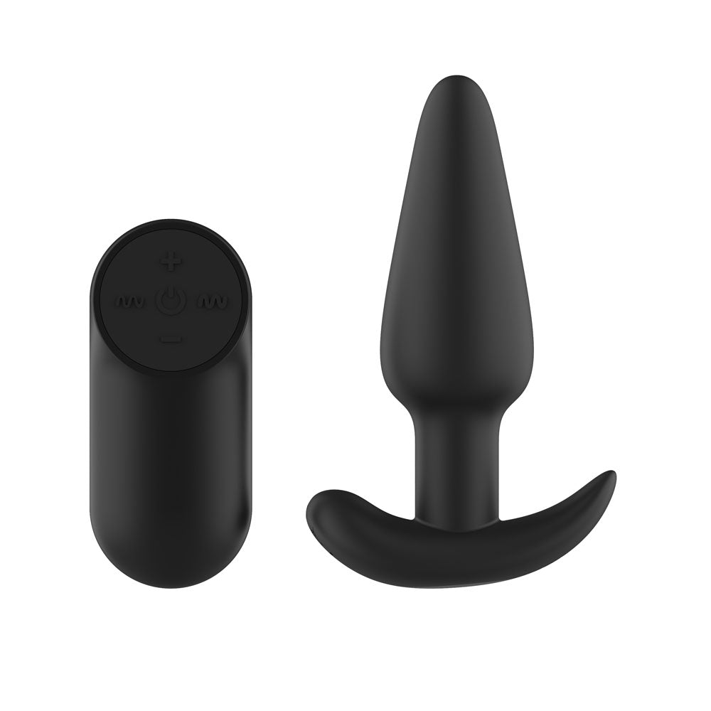 Passion Play Anal Toy – Vibrating, Body-Safe Silicone – Black – 10.4 cm