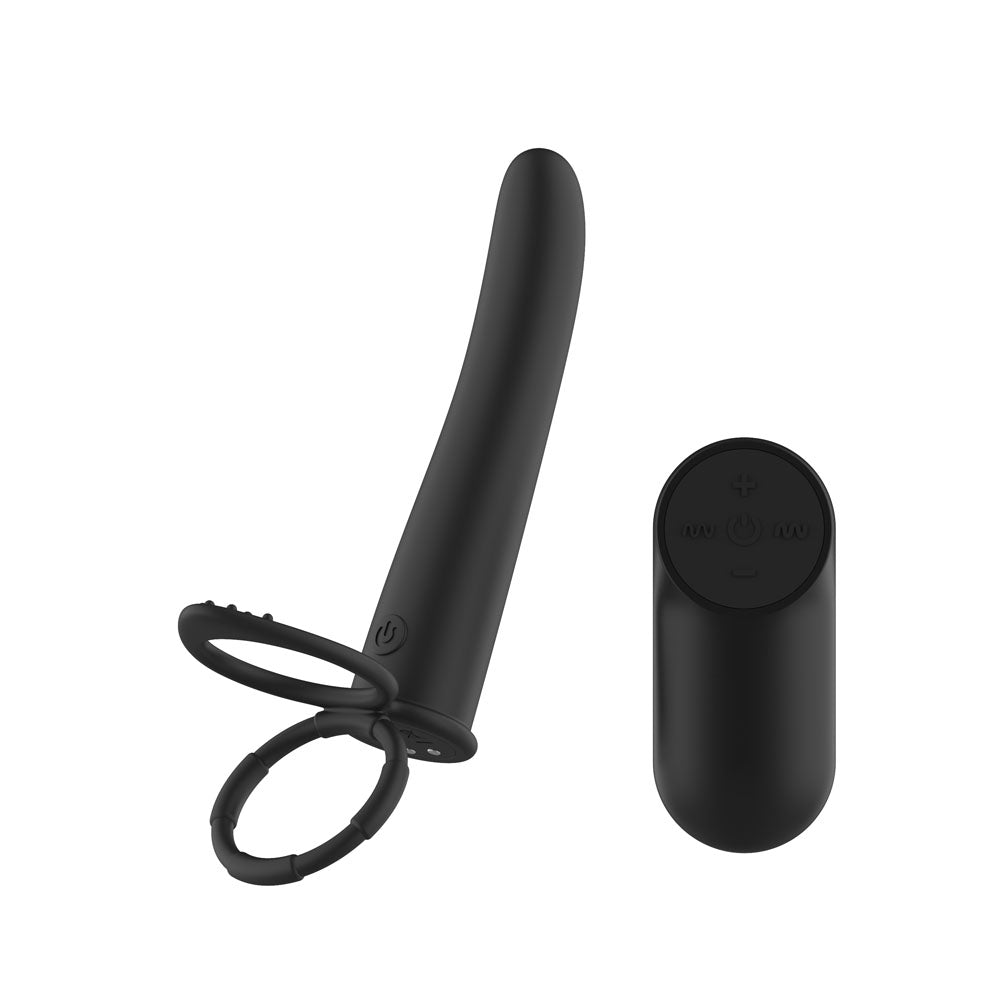 Passion Play Cock Ring – Rechargeable, Body-Safe Silicone – Black