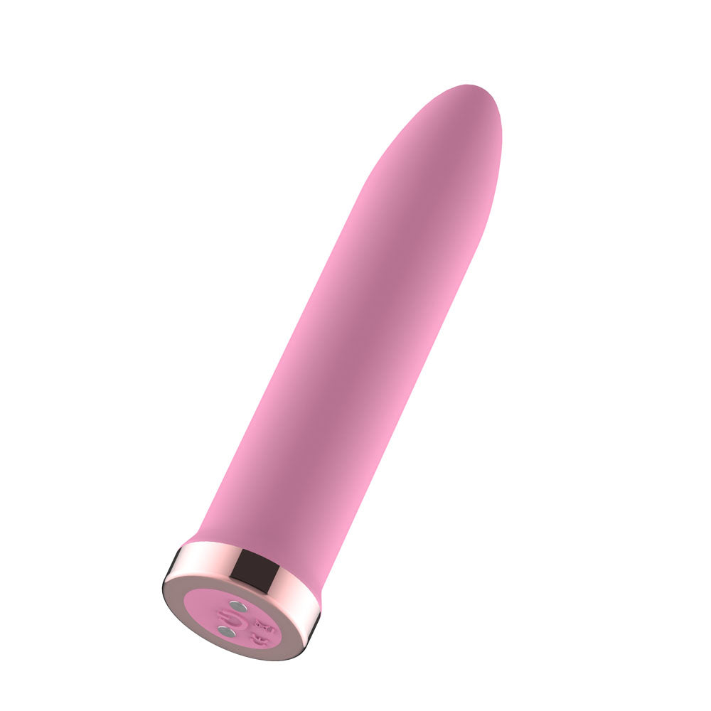 Passion Play Bullet – Rechargeable, Body-Safe Silicone – Pink – 9.8 cm