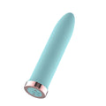 Passion Play Bullet – Rechargeable, Body-Safe Silicone – Blue – 9.8 cm