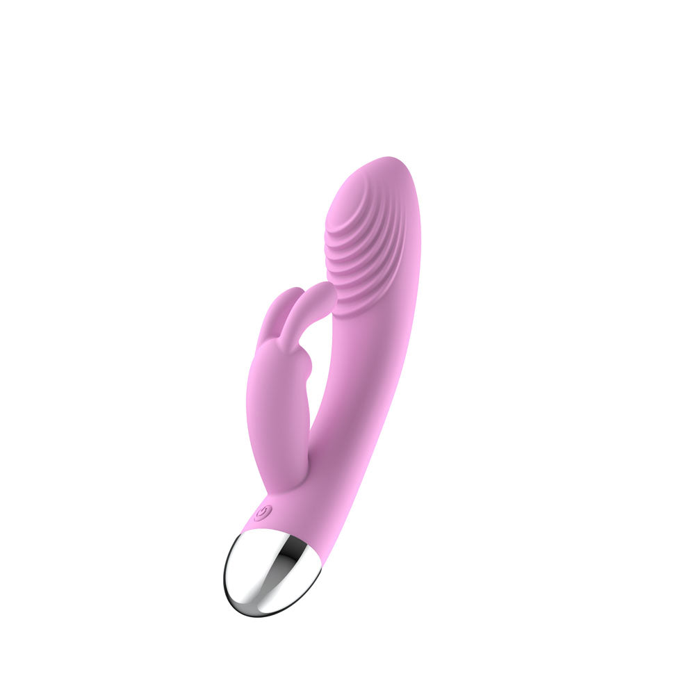 Passion Play Vibrator – Rechargeable, Body-Safe Silicone – Pink – 18.6 cm