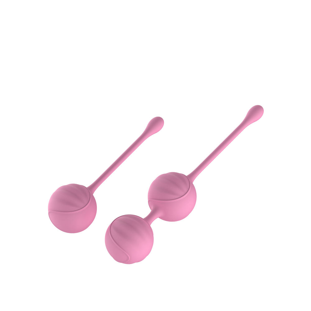 Passion Play Kegel Toys – Body-Safe Silicone – Pink – Set of 2