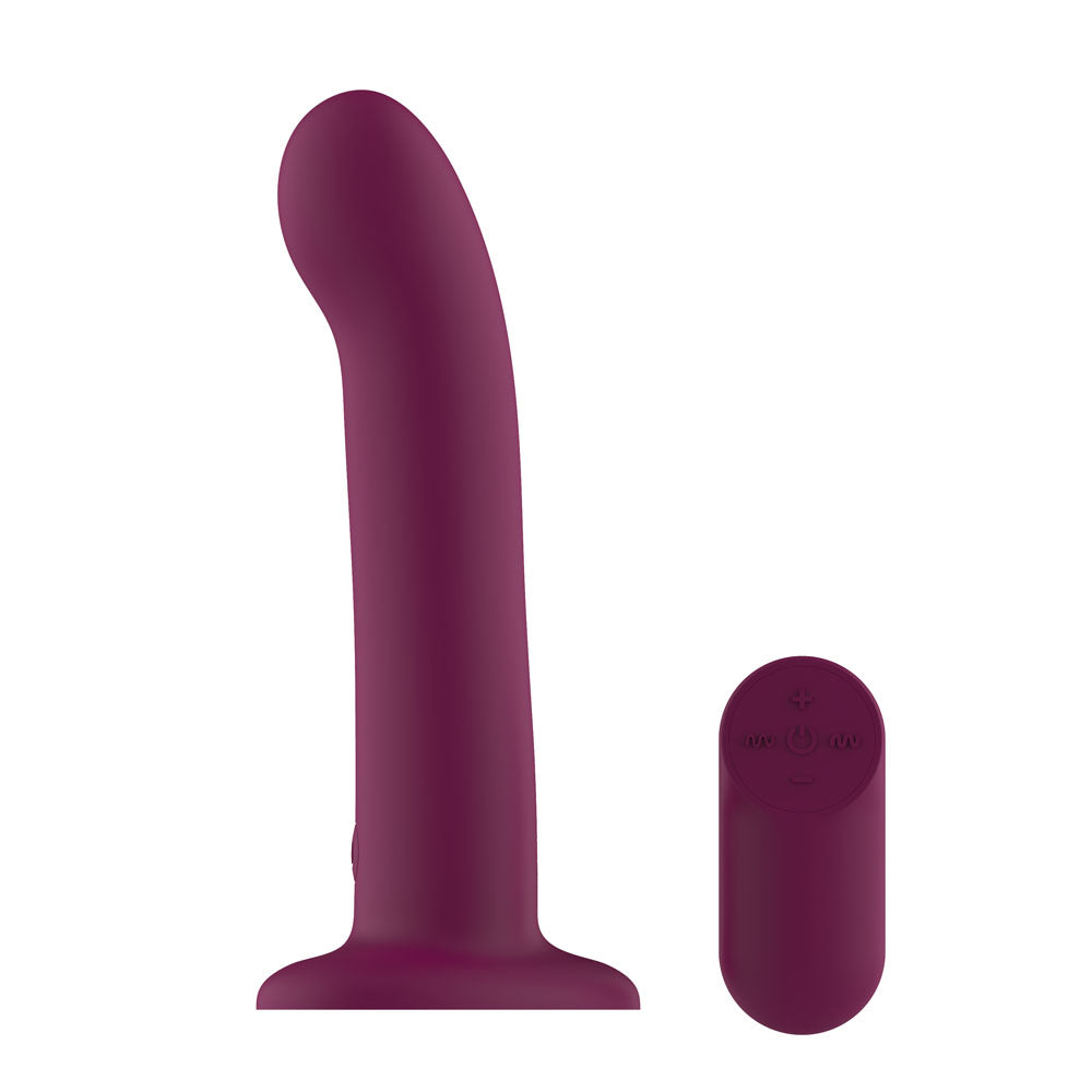 Passion Play DONG – Rechargeable, Body-Safe Silicone – Purple – 18.2 cm