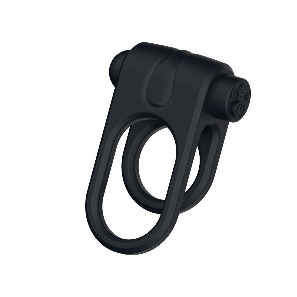 Passion Play Cock Ring – Rechargeable, Body-Safe Silicone – Black