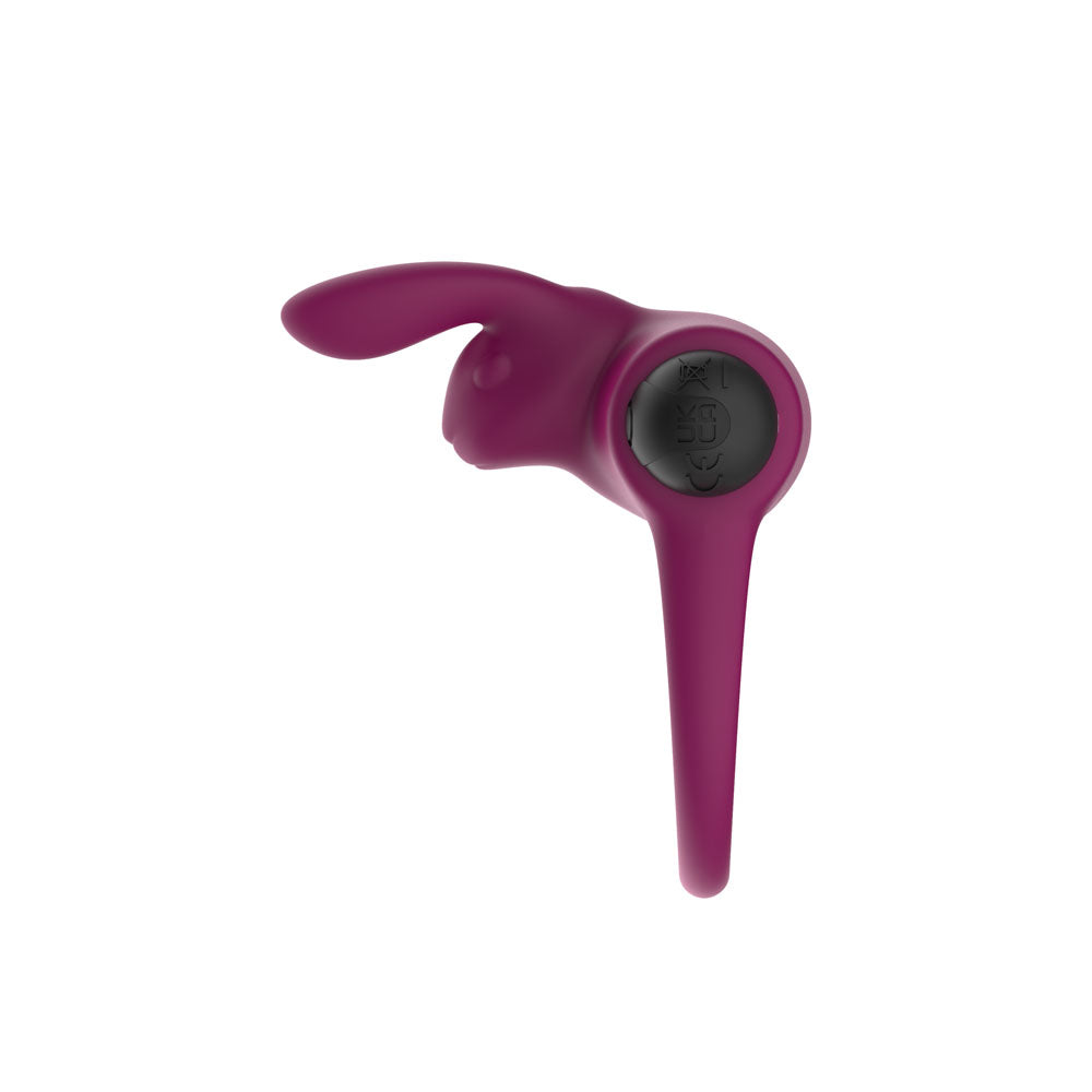 Passion Play Cock Ring – Rechargeable, Body-Safe Silicone – Purple