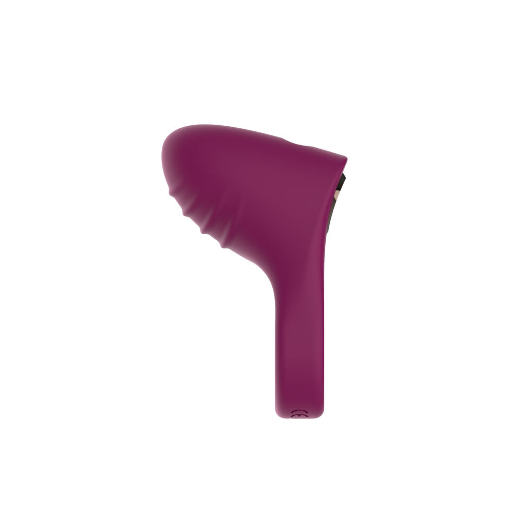 Passion Play Cock Ring – Vibrating, Body-Safe Silicone – Purple