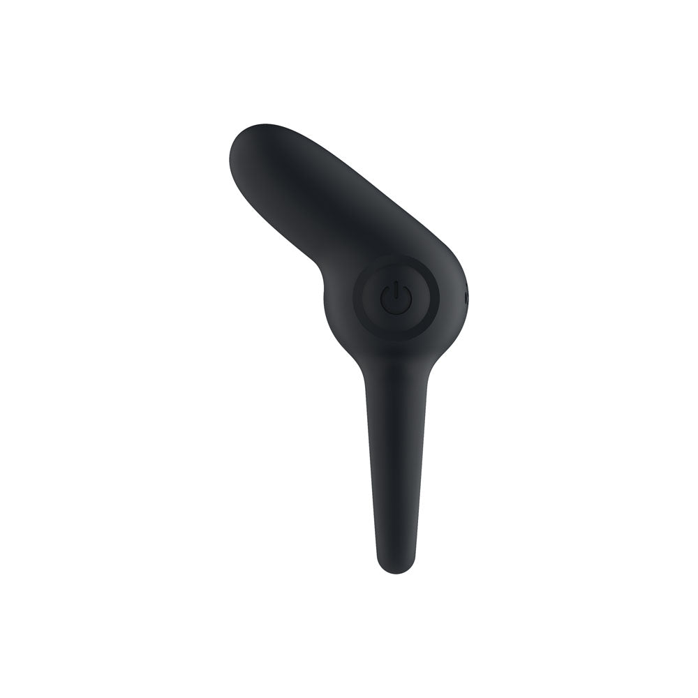 Passion Play Cock Ring – Dual Motors, Rechargeable – Black