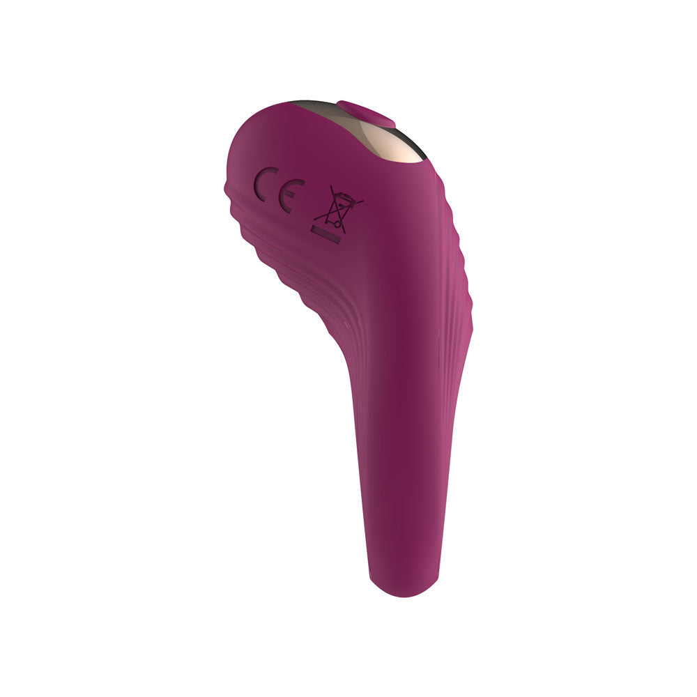Passion Play Cock Ring – Vibrating, Body-Safe Silicone – Purple